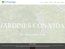 Tablet Screenshot of jardinesconvida.com